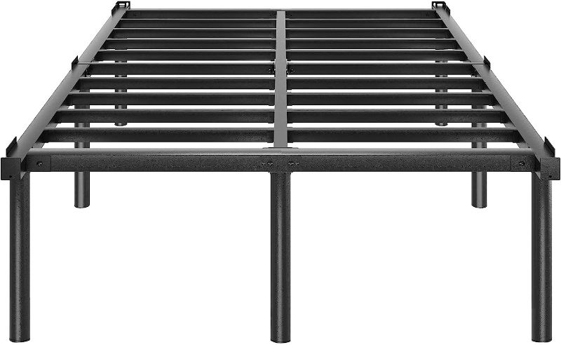 Photo 1 of 
HAAGEEP Metal Bed Frame Queen Size - 20 Inch Platform Bed Frames No Box Spring Needed Tall Black Bedframe Heavy Duty