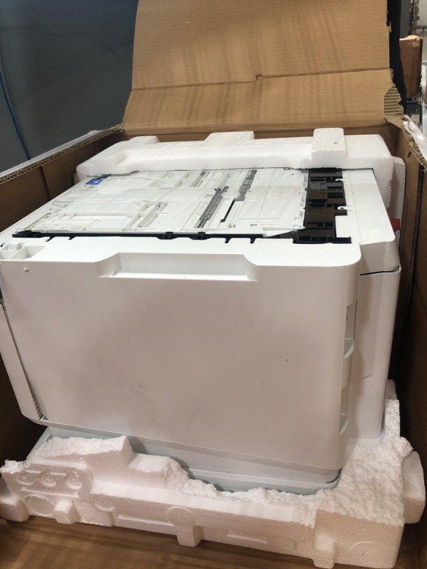 Photo 2 of *USED* JAMS PARTS ONLY* HP Color LaserJet Pro M283fdw Wireless All-in-One Laser Printer, Remote Mobile Print, Scan & Copy, Duplex Printing, Works with Alexa (7KW75A), White