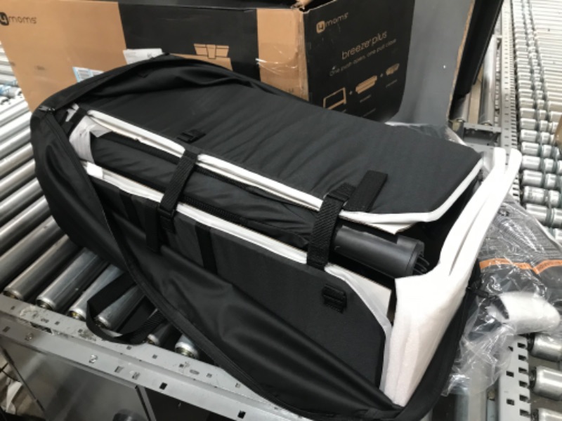 Photo 2 of 4moms Breeze Plus Portable Playard with Removable Bassinet and Baby Changing Station, Easy One-Handed Setup, from The Makers of The mamaRoo