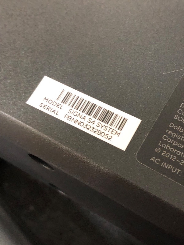 Photo 1 of Polk Audio Signa S4 Ultra-Slim Sound Bar for TV with Wireless Subwoofer, Dolby Atmos 3D Surround Sound, Compatible with 8K, 4K, HD TV, eARC and Bluetooth, Black S4 Soundbar + Subwoofer w/ Dolby Atmos