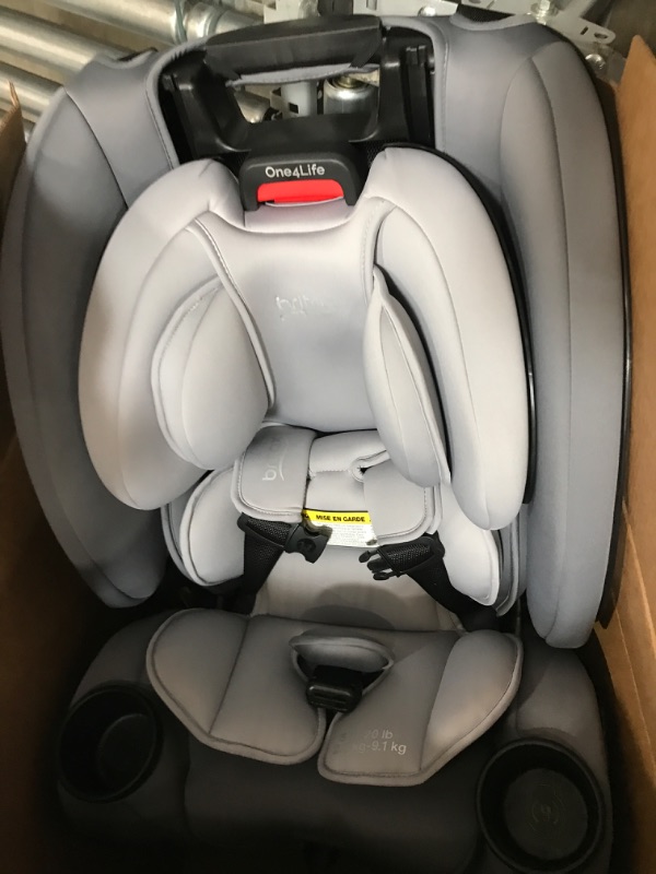 Photo 2 of Britax One4Life Convertible Car Seat, 10 Years of Use from 5 to 120 Pounds, Converts from Rear-Facing Infant Car Seat to Forward-Facing Booster Seat, Machine-Washable Fabric, Glacier Graphite