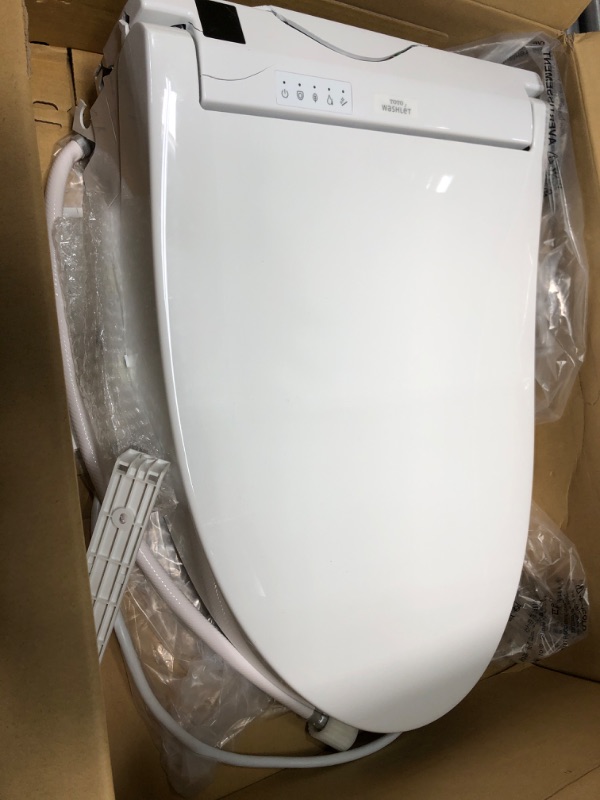 Photo 3 of **FOR PARTS ONLY**  TOTO SW3084#01 WASHLET C5 Electronic Bidet Toilet Seat 