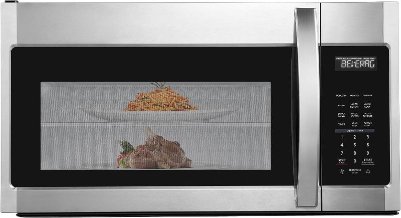 Photo 1 of 
BLACK+DECKER EM044KB19 Over The Range Microwave Oven with One Touch, 1000 Watts, 400 CFM and Sensor Cooking, OTR 1.9 Cu.ft