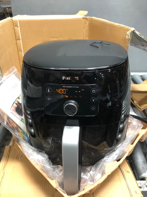 Photo 1 of 
Philips Premium Airfryer XXL with Fat Removal Technology, 3lb/7qt, Black, HD9650/96