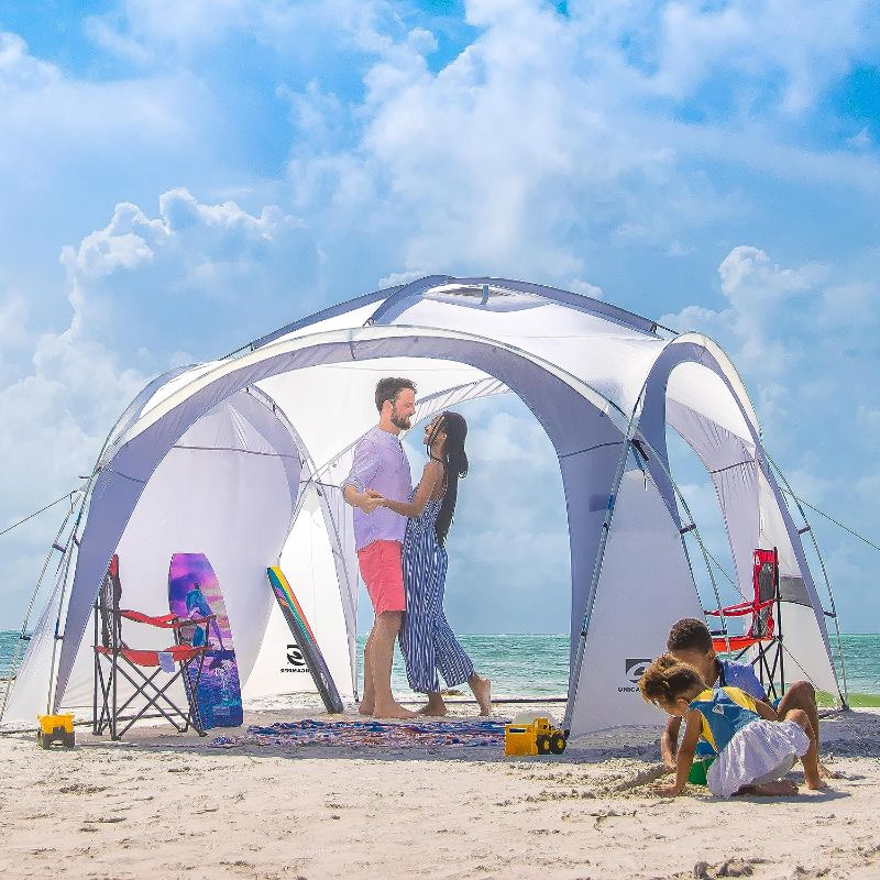 Photo 1 of 
UNICAMPER  Beach Tent Sun Shelter | Perfect for Beach Camping or Backyard Fun | Lightweight Beach