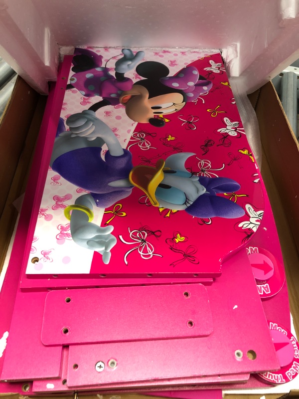 Photo 2 of ***MISSING HARDWARE***Delta Children Interactive Wood Toddler Bed, Disney Minnie Mouse 