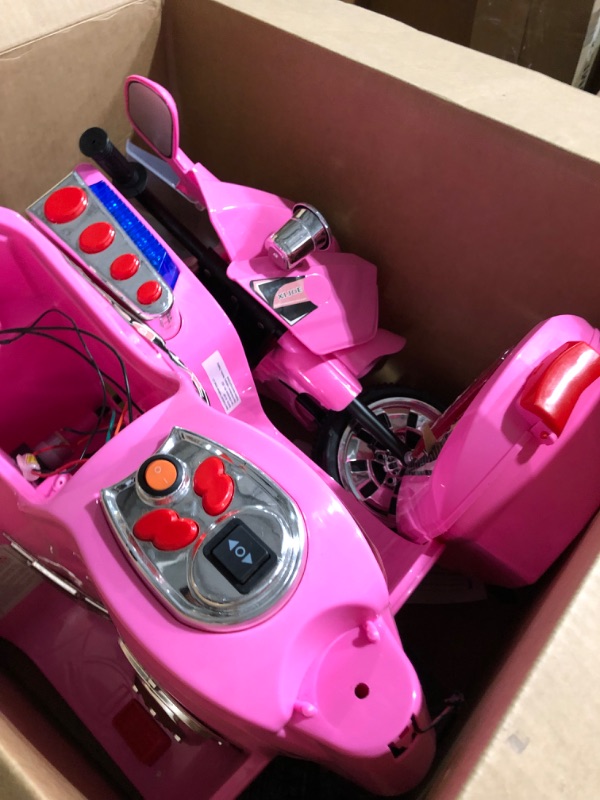 Photo 2 of **PARTS ONLY, BATTERY COMPARTMENT BROKEN** BABY ECLECTRIC BIKE PINK