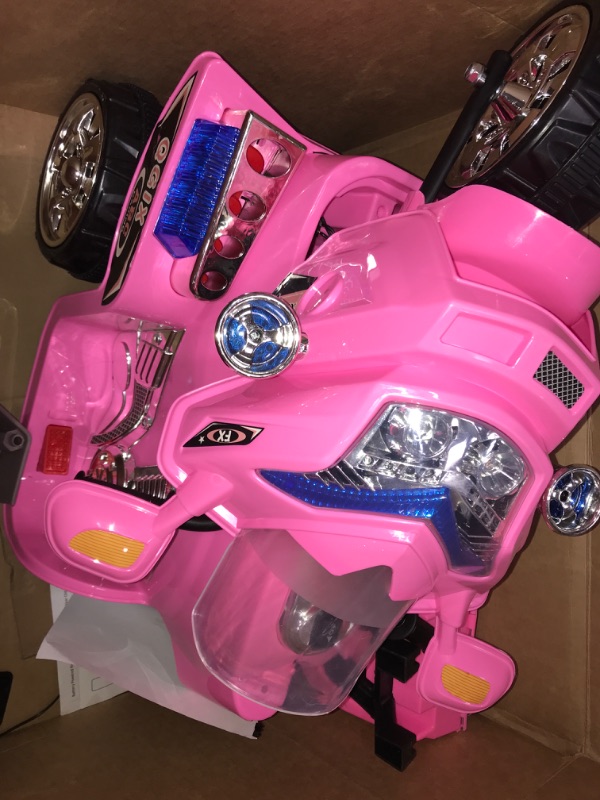 Photo 1 of **PARTS ONLY, BATTERY COMPARTMENT BROKEN** BABY ECLECTRIC BIKE PINK