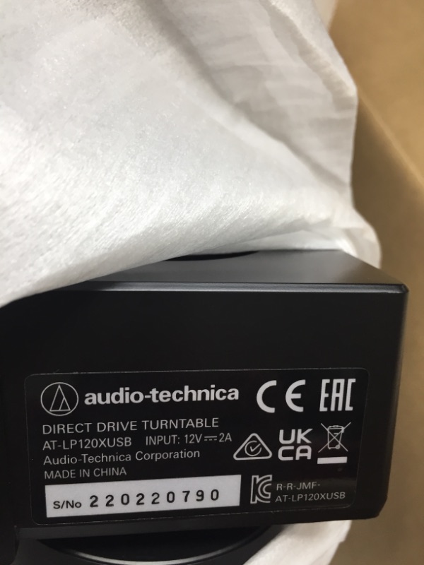 Photo 6 of Audio-Technica AT-LP120XUSB-BK Direct-Drive Turntable (Analog & USB), Fully Manual, Hi-Fi, 3 Speed, Convert Vinyl to Digital, Anti-Skate and Variable Pitch Control Black