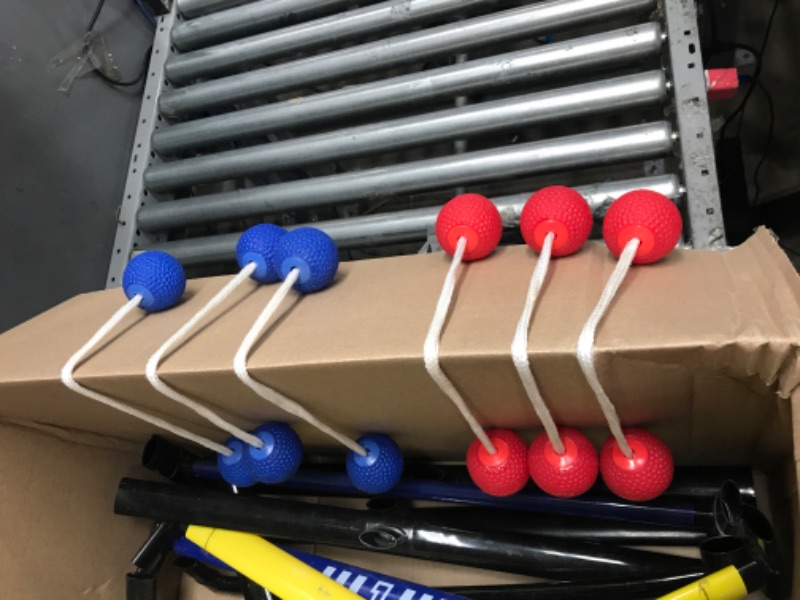 Photo 2 of **USED**
GoSports Ladder Toss Indoor & Outdoor Game Set with 6 Soft Rubber Bolo Balls and Travel Carrying Case - Choose Pro or Classic