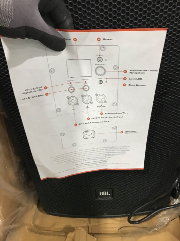 Photo 4 of JBL Professional EON712 Powered PA Loudspeaker with Bluetooth, 12-inch ,Black 12-Inch Speaker Reinforcement