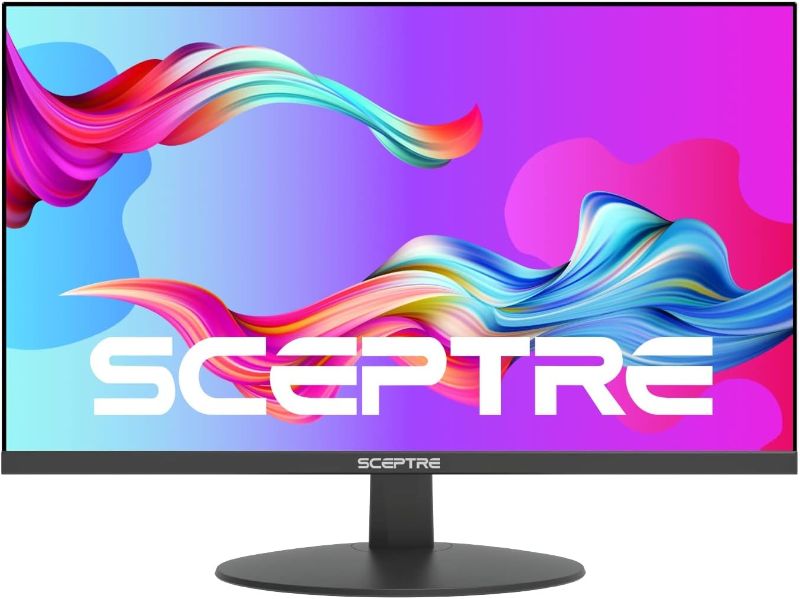 Photo 1 of Sceptre IPS 24-Inch Business Computer Monitor 1080p 75Hz with HDMI VGA Build-in Speakers, Machine Black (E248W-FPT)
