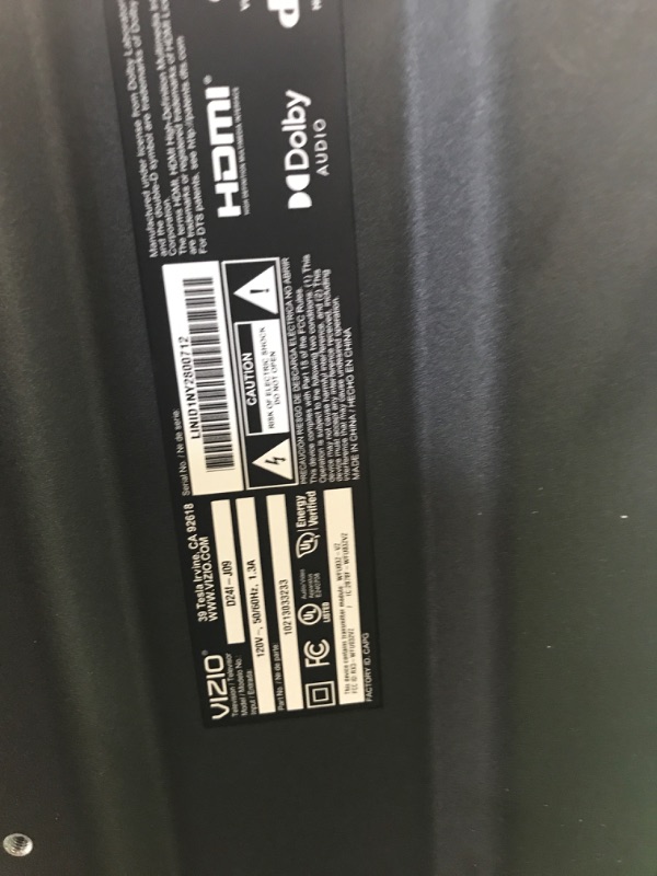 Photo 1 of VIZIO 24-inch D-Series Full HD 1080p Smart TV with Apple AirPlay and Chromecast Built-in, Alexa Compatibility, D24f-J09, 2022 Model 24 in 1080p Bezel
