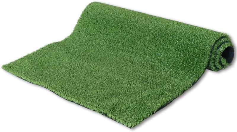 Photo 1 of Griclner Artificial Grass Astro Turf Lawn 5FTX8FT,Economy Indoor Outdoor Synthetic Grass Mat, Backyard Patio Garden Balcony Rug, Rubber Backing/Drainage Holes
