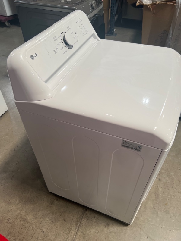 Photo 5 of LG
7.3 cu.ft. Ultra Large High Efficiency Electric Dryer in White