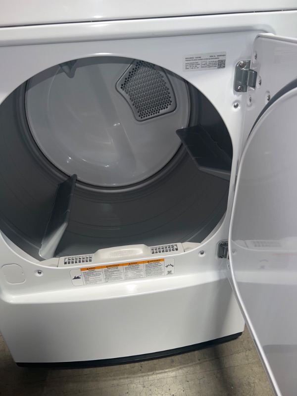 Photo 3 of LG
7.3 cu.ft. Ultra Large High Efficiency Electric Dryer in White