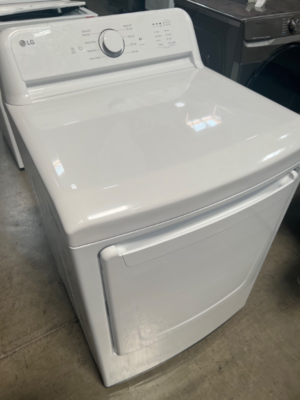 Photo 4 of LG
7.3 cu.ft. Ultra Large High Efficiency Electric Dryer in White