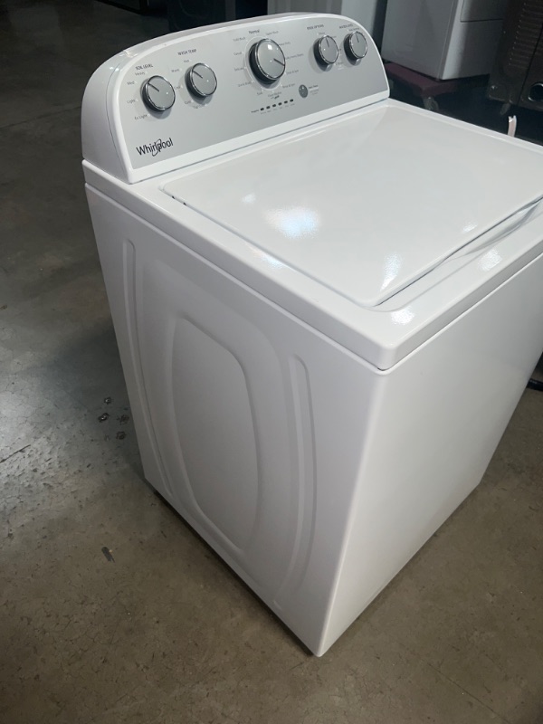 Photo 6 of Whirlpool
27.5 in. 3.8 cu. ft. High-Efficiency White Top Load Washing Machine with Soaking Cycles