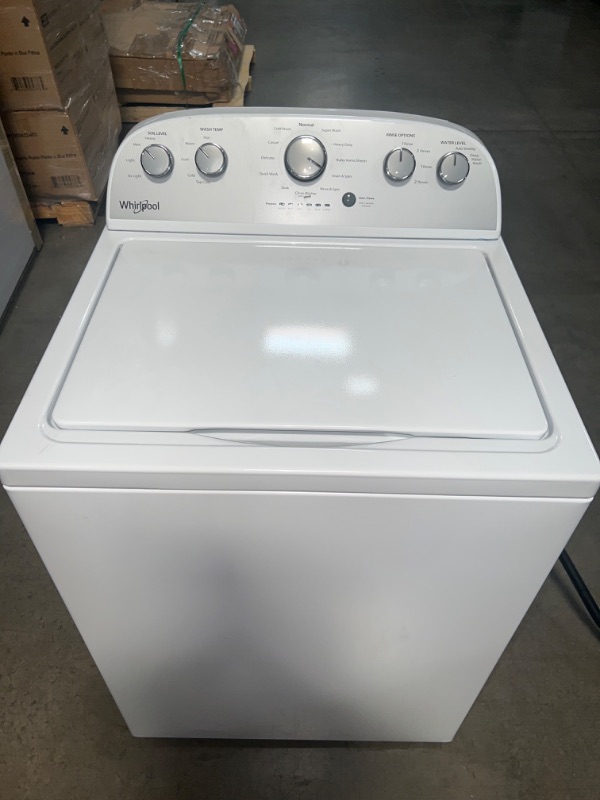 Photo 4 of Whirlpool
27.5 in. 3.8 cu. ft. High-Efficiency White Top Load Washing Machine with Soaking Cycles