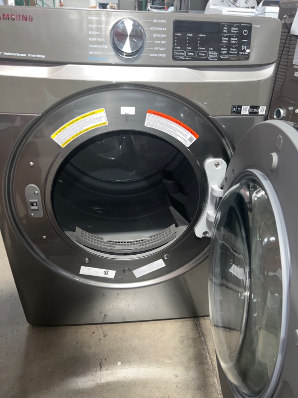 Photo 5 of Samsung
7.5 cu. ft. Smart Stackable Vented Electric Dryer with Steam Sanitize+ in Platinum