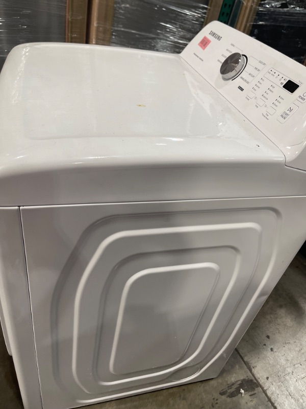 Photo 6 of Samsung 7.2-cu ft Electric Dryer (White)*LIKE NEW