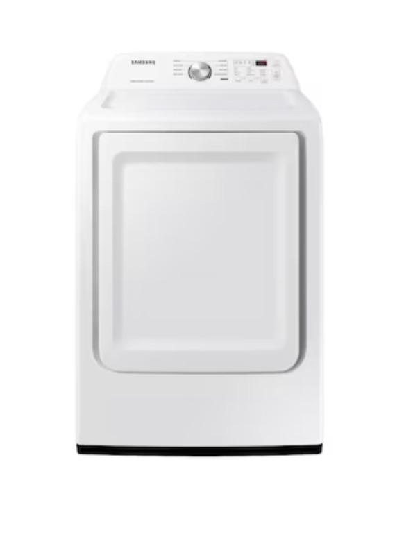 Photo 1 of Samsung 7.2-cu ft Electric Dryer (White)*LIKE NEW