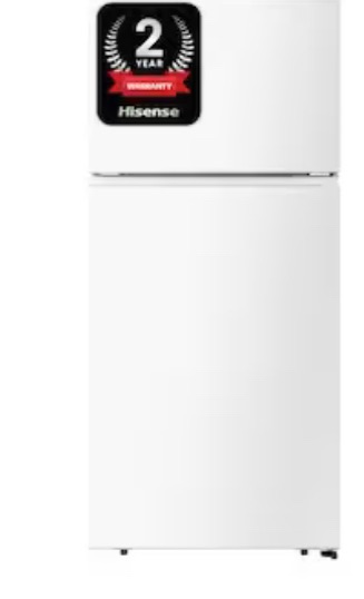 Photo 1 of (PARTYS ONLY)Hisense 18-cu ft Top-Freezer Refrigerator (White)