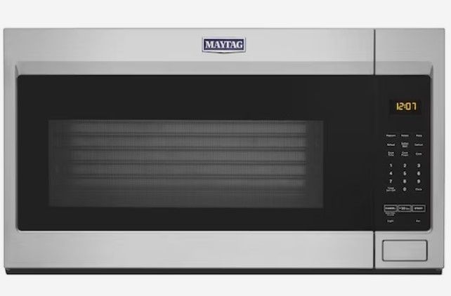 Photo 1 of 1.7-cu ft 1000-Watt Over-the-Range Microwave (Fingerprint Resistant Stainless Steel)
