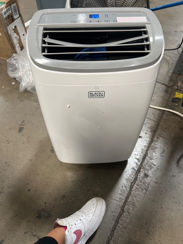 Photo 2 of BLACK+DECKER 8,000 BTU Portable Air Conditioner up to 350 Sq. with Remote Control, White
