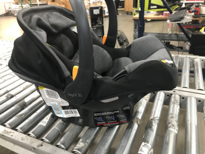 Photo 4 of Chicco KeyFit 35 ClearTex Infant Car Seat - Shadow | Black With ClearTex® No Chemicals Shadow/Black