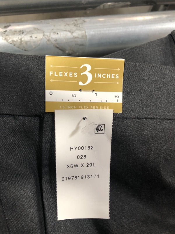 Photo 3 of J.M. Haggar Men's Premium Stretch Solid Suit Separates - Pants & Jackets Suit Pant 36W x 29L Dark Heather Grey - Pant