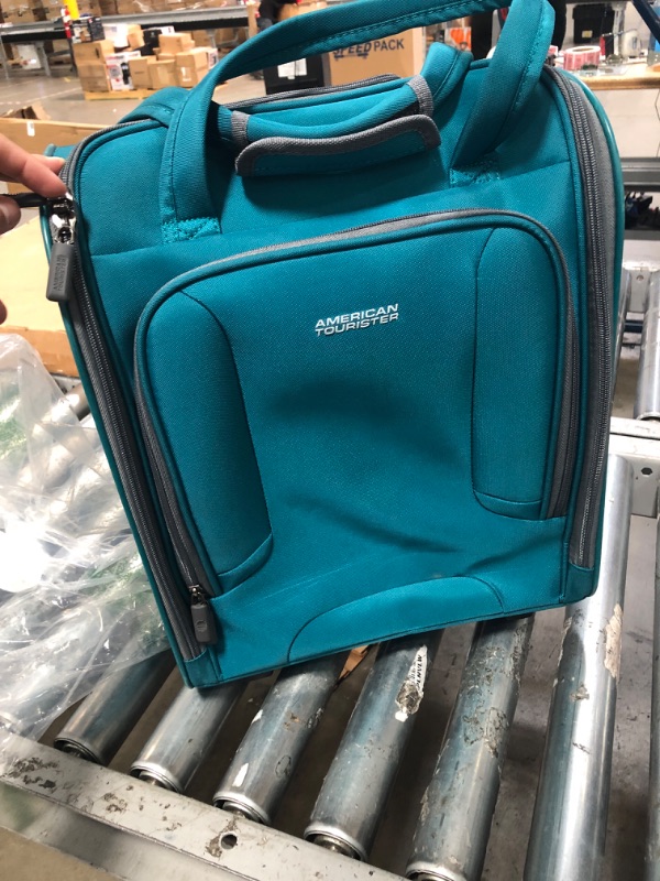 Photo 2 of American Tourister 4 Kix Expandable Softside Luggage, Teal, Underseater
