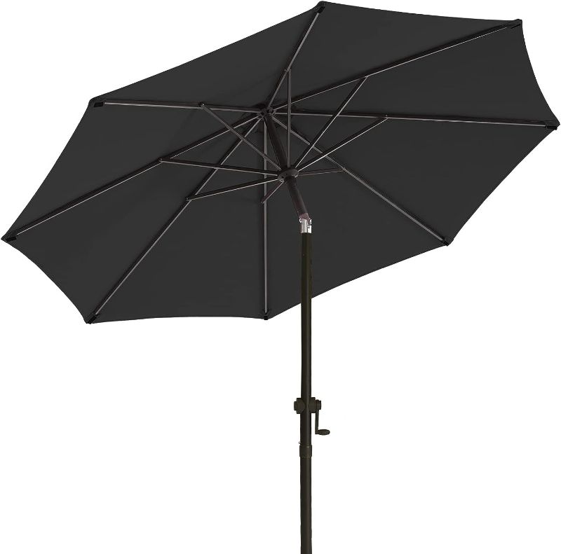 Photo 1 of *GREY*- Wikiwiki 6.6*9.8 FT Patio Umbrellas Rectangular Outdoor Table Market Umbrella - grey 