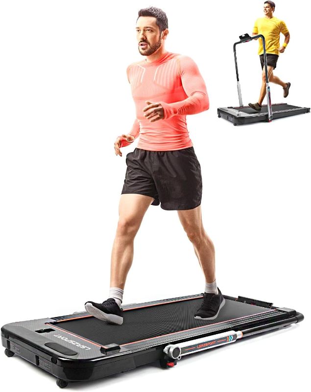 Photo 1 of LSRZSPORT Under Desk Treadmill, 2 in 1 Treadmill Foldable Treadmills