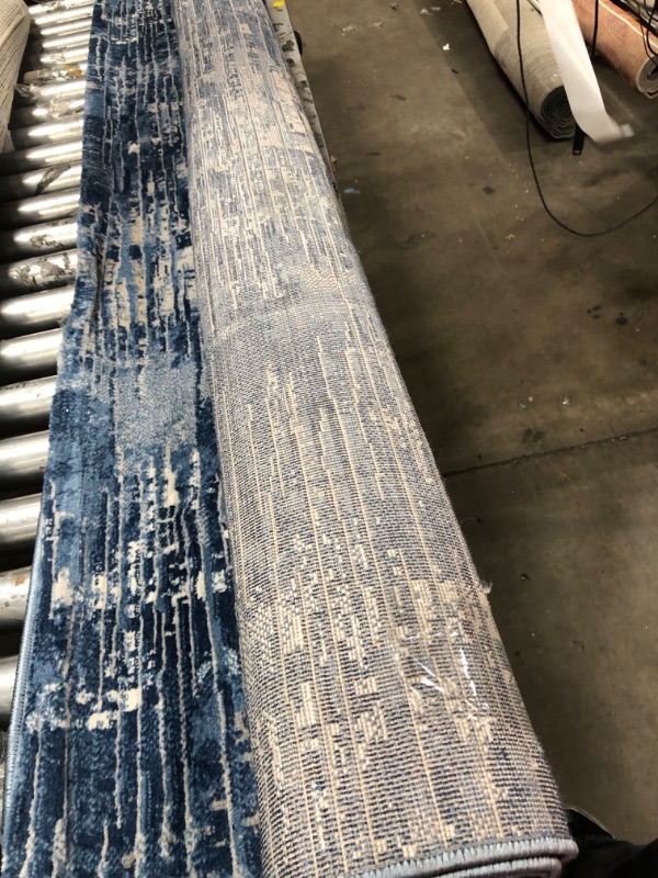 Photo 1 of 5'3" X 7'3" NAVY BLUE ARE RUG 