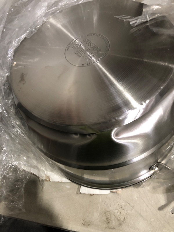 Photo 5 of * item damaged * see images *
VENTION Capsule Bottom Steamer for Cooking, 3 Tier Stainless Steel Steamer Pot,