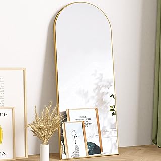 Photo 1 of  Arched Mirror Full Length 64" X21" gOld 