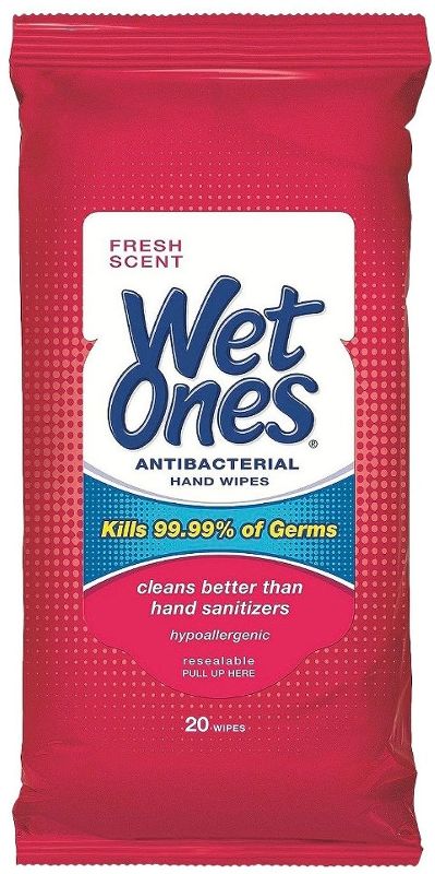 Photo 1 of ANTIBACTERIAL HAND WIPES TRAVEL PACK FRESH 10 PACK
