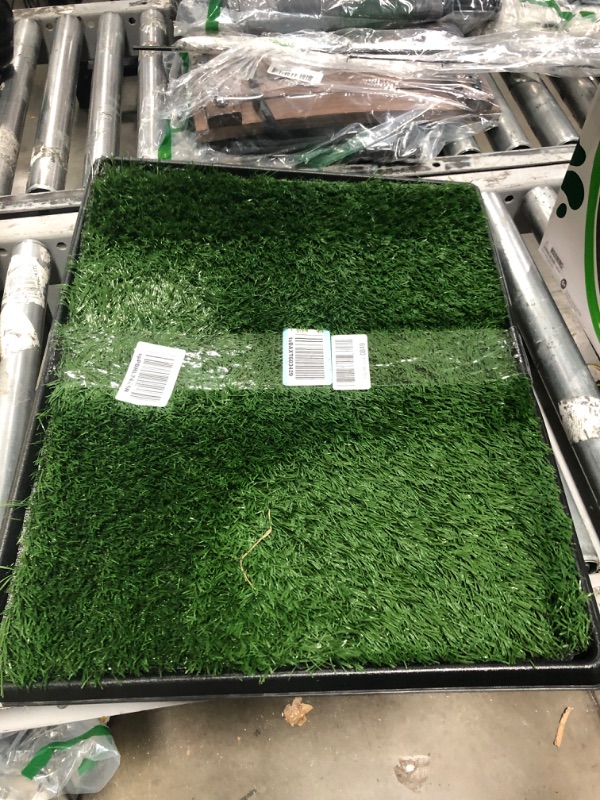Photo 2 of  Dog Grass Pad with Tray Large, Indoor Dog Potties for Apartment and Patio Training