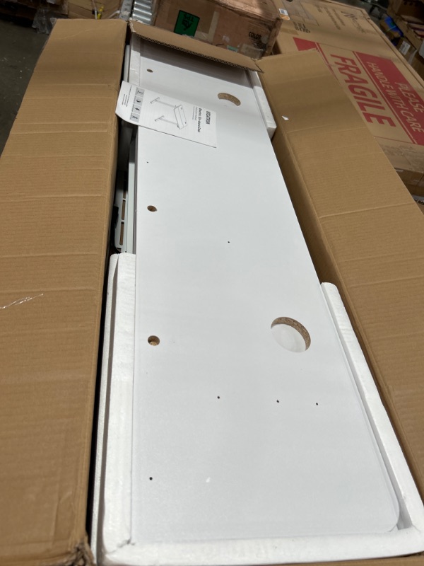 Photo 1 of Electric Adjustable Height Desk - 48 x 24", White
