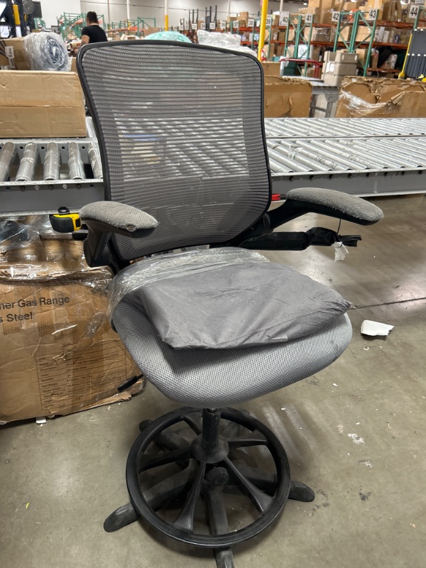 Photo 1 of GREY SWIVEL OFFICE CHAIR