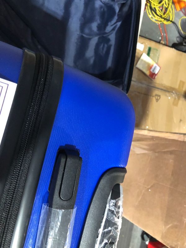 Photo 4 of ***DISCOLORED AND SCRATCHED - SEE PICTURES***
Coolife Luggage 3 Piece Set Suitcase Spinner Hardshell Lightweight Blue