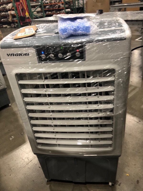 Photo 2 of (PARTS ONLY)Evaporative Cooler, VAGKRI 3000CFM Evaporative Air Cooler, 120°Oscillation Swamp Cooler with Remote Control, 24H Timer, 3 Wind Speeds for Outdoor Indoor Use,12Gallon