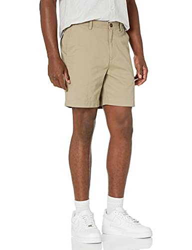 Photo 1 of Amazon Essentials Men's Slim-Fit 7" Short, Khaki Brown, 36
