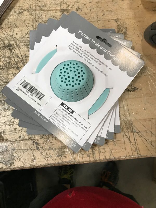 Photo 1 of 5 PACK NTCZH Drain Hair Catcher, TPE Bathtub Strainer Drain Protector, Drain Covers for Shower to Catch Hair Shower Accessories