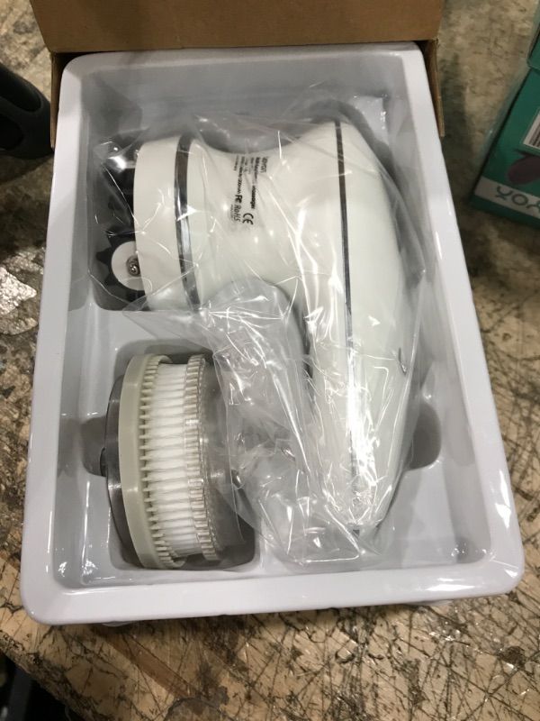 Photo 1 of VOYOR Handheld Massager Cordless Deep Tissue Cellulite Massager for Face, Arm, Hand, Neck, Foot and Body, Silicone Face Brush, 3 Multi-Functional Heads, IPX7 Waterproof & Rechargeable VRMM1-NEW