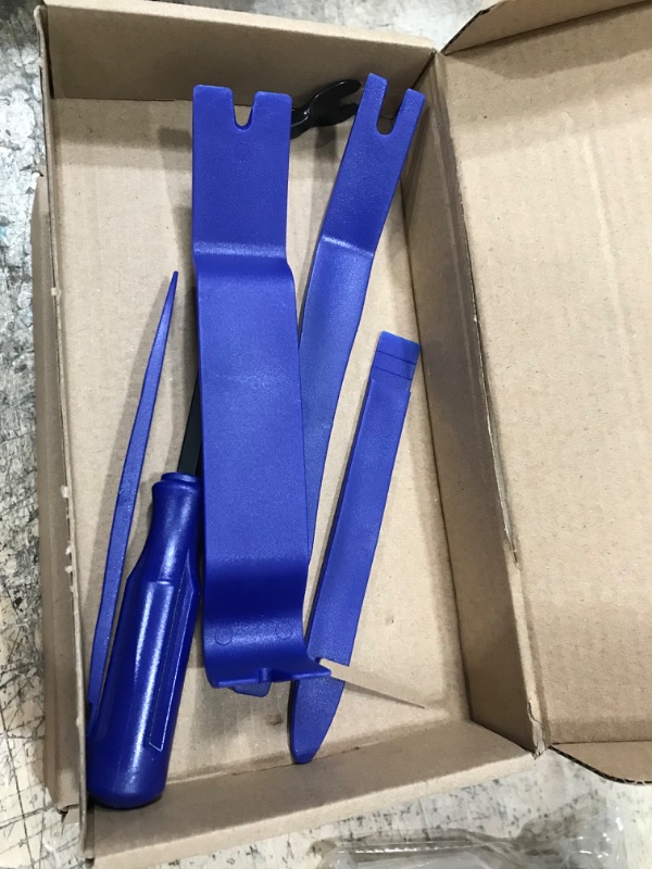 Photo 1 of Bominton Auto Trim Removal Tool Set, 5pcs Auto Clip Fastener Remover Pry Tool Set for Car Panel Door Window Tools Kit
SET OF 3