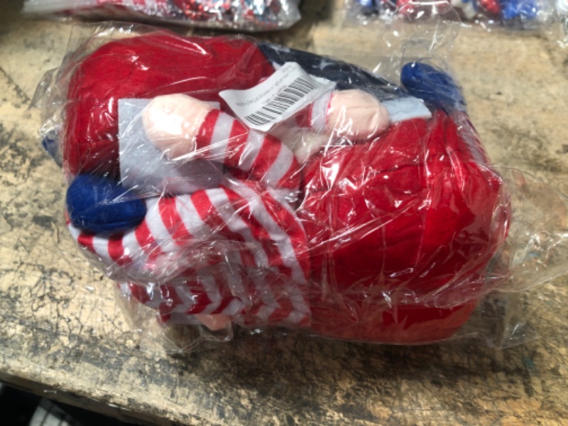 Photo 3 of 2 PACK 4th of July Decorations - Patriotic Gnomes Plush for Home Table Ornaments, American Memorial Labor Veterans Independence Day Gnomes Decor Gift Handmade Home Tiered Tray Decorations Red-a