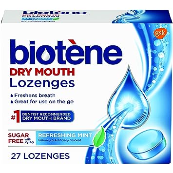 Photo 1 of **EXPIRES 09/2024**Biotene, Dry Mouth Lozenges, Refreshing Mint, 27 Count (Pack of 1)
SET OF 3