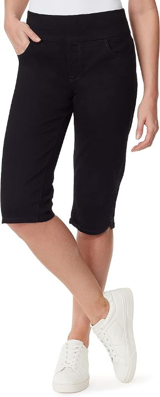 Photo 2 of GLORIA VANDERBILT BLACK CAPRIS POCKETS ALL AROUND SLIMMING EFFECT  SIZE 18W 